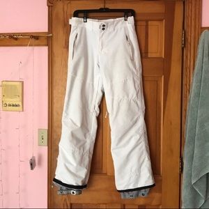 Liquid brand white Snow/ski pants with lining!